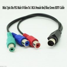 S-Video To 3xRCA (Phono) Cables