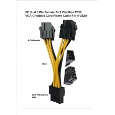 PCI Express Splitter Cable 8-pin   male to 2x6-pin female